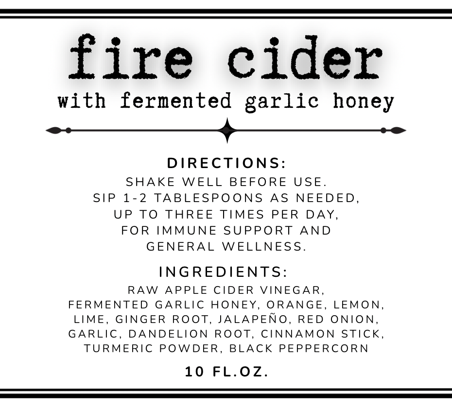 Fire Cider • Tonic