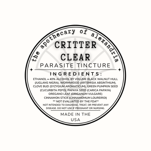 Critter Clear • Parasite Tincture
