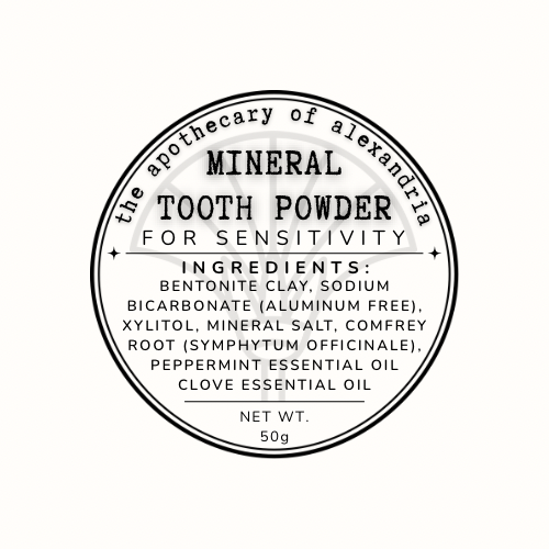 Mineral Tooth Powder • For Sensitivity