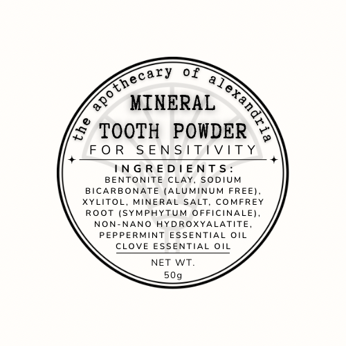 Mineral Tooth Powder • For Sensitivity