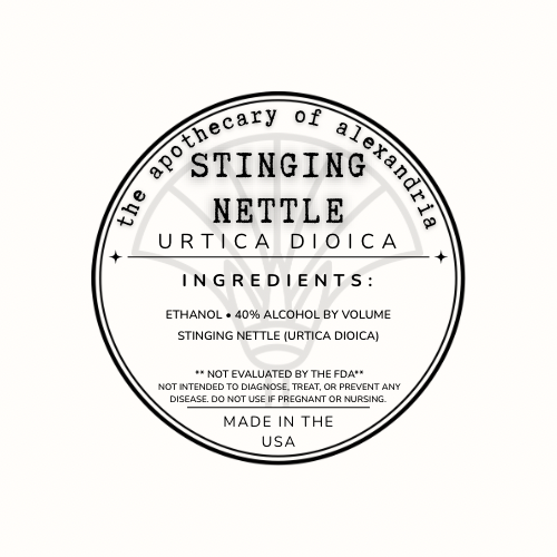 Stinging Nettle Ingredients • The Apothecary of Alexandria LLC